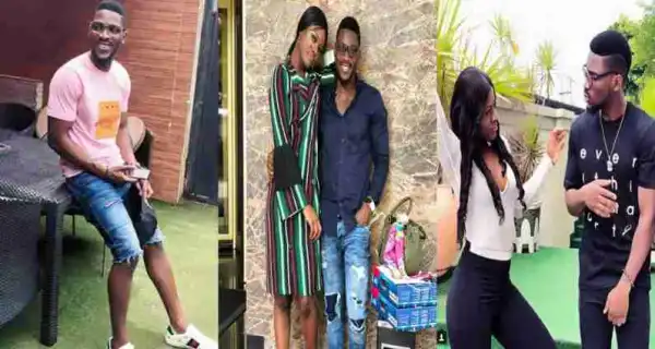 #BBNaija: Tobi Replies Follower who Called Alex His Wife & a Village Girl